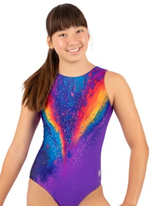 ¡NUEVO! Leotardos de gimnasia o baile Wildest Dreams Rainbow de Snowflake Designs - Imagen 1 de 4