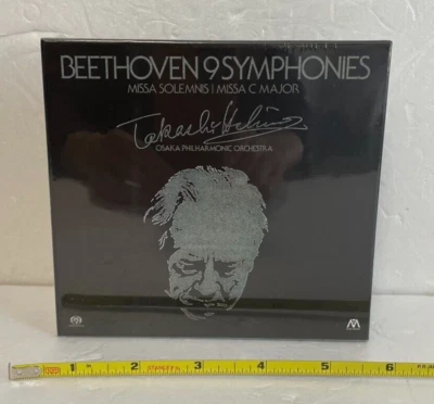 Takashi Asahina Beethoven 9 Symphonies Masses 3 SACD Single Layer TOWER RECORDS - Image 1 of 4
