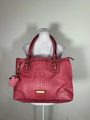 Etienne Aigner Womens Pink Colored Leather Tote Bag - Image 1 of 4