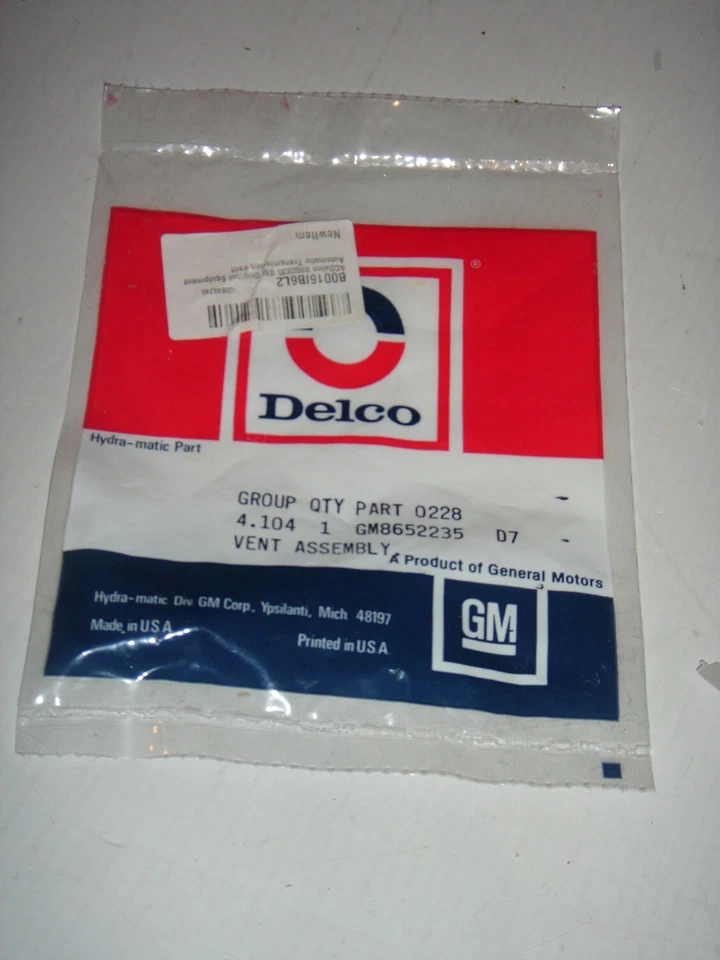 ACDelco GM 8652235 GM Vent Assembly Automatic Made in USA NEW - Image 1 of 4