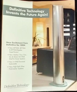 ORIGINAL 2004 DEFINITIVE TECHNOLOGY SPEAKER LINE CATALOG - Picture 1 of 2