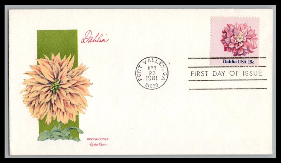 US FDC # 1878 18c Flower issue Tudor House   1981, 9p2080 - Image 1 of 1