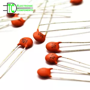 Disc Ceramic Capacitors 1pF to 100nF available - Picture 1 of 13