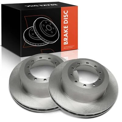 2x Rear LH & RH Disc Brake Rotors for Ford E-550 Econoline Super Duty F53 F59 - Image 1 of 4