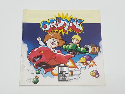 Ordyne *FRENCH* Canada Authentic Original TurboGrafx-16 NEC Manual Only - Image 1 of 4