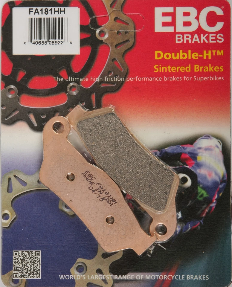 EBC 1999-2000 V11 Quota Moto Guzzi BRAKE PADS FA181HH - Image 1 of 1