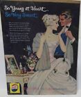 1959 Pepsi-Cola Print Ad Advertisement 10 X 14" Formal Couple  (2Y)