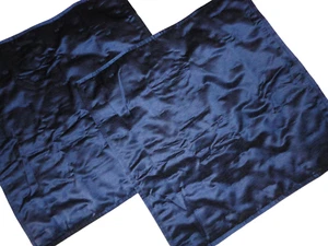 MACY'S HOTEL COLLECTION GLINT BLUE TUFTED (2) ZIPPERED EURO PILLOW SHAMS 26X26 - Picture 1 of 5