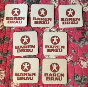 Menge 7 Baren Brau Karton Untersetzer ~ Deutsch ~ Bad Bear ~ 3 6/8" x 3 5/8" - Bild 1 von 6