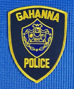 GAHANNA POLICE Ohio Embroidered Patch ~ 5.0" x 3.75" - Picture 1 of 2