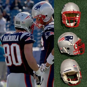 2012-15 NEW ENGLAND PATRIOTS RIDDELL REVOLUTION GAME USED HELMET - LARGE SHELL - Picture 1 of 13