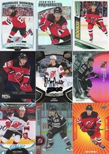 U PICK EM LOT (15+) Jack Hughes RC Base Insert Parallel SP Collection cards