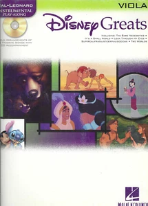 Partitura musical viola 15 grandes libros de canciones de Disney con reproducción en CD un mundo pequeño fino - Imagen 1 de 4