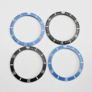Uhr Keramik Lünetteneinsatz Schutzring Ersatz blau leuchtender Ring Mund - Bild 1 von 10
