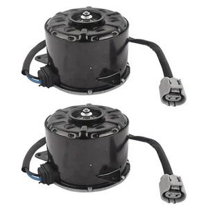 2X Cooling Fan Motor Assembly Fits Toyota Highlander Lexus RX450H Passenger Side - Picture 1 of 7