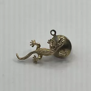 Vintage Anson 14K Solid Gold Lizard Lapel Tie Tack Pin. #13 - Picture 1 of 4