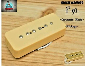 G.M. P-90 Soap Bar Pickup Neck Cream for Gibson, Epiphone ® Ceramic - Picture 1 of 8