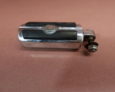 Harley-Davidson Dyna Wide Glide 2007-2011 FXDWG delantera izquierda cromada clavija de pie calavera Foto 1 de 4