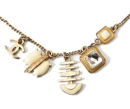 Collana Ciondolo Donna Chanel Coco Mark Strass Motivo Marino Motivo Marino