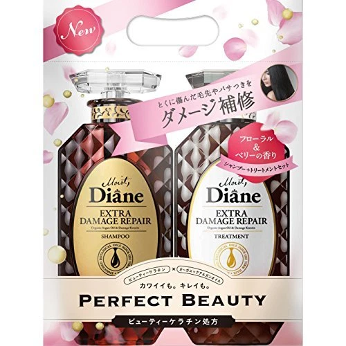 Moist Diane Perfect Beauty Extra damage repair Shampoo & Treatment From Japan - Image 1 of 1