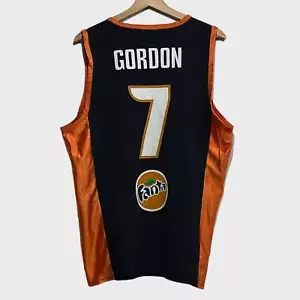 Vtg Ben Gordon Detroit Pistons Black Fanta Promo Basketball Jersey Youth Large - Picture 1 of 4