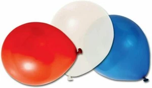 Red White Blue Mix Latex Balloons VE Day Street Party Royal UK Flag Patriotic - Picture 1 of 1