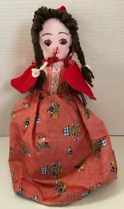 Southern Appalachian Crafts Little Red Riding Hood Granny Wolf Topsy Turvy Doll - Picture 1 of 7