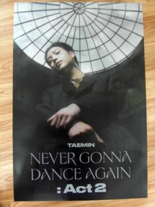 TAEMIN (SHINee) - NUNCA GONNA DANCE AGAIN ACT 2 (TIPO A) [PÓSTER ORIGINAL]  - Imagen 1 de 2