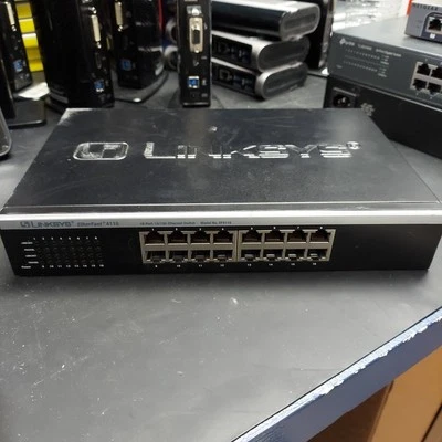 Used Linksys EtherFast 4116 EF4116 16-Port Ethernet Switch - Image 1 of 3