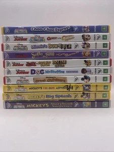 Mickey Mouse Clubhouse 7 DVDs & Sofia DVD, Jake Dvd And Dock Dvd (10 DVD Bundle) - Picture 1 of 22