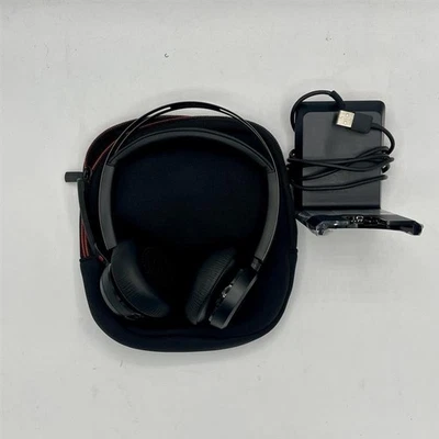Plantronics Voyager Focus 2 On the Ear Headphones - Black - 213727-01 - Image 1 of 4