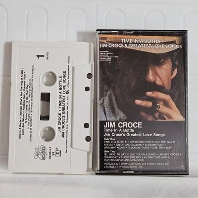 Jim Croce Time In A Bottle Cassette Album Greatest Love Songs Foto 1 de 2