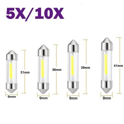LED Car 31/36/39/41mm Bulbs Bulb Light Bulb 12vC5W Sofitte License Plate - Image 1 of 4