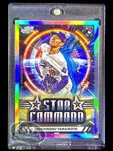 Tarjeta de inversión Yoshinobu Yamamoto RARO REFRACTOR DE NOVATO SSP BOWMAN DODGERS COMO NUEVA - Imagen 1 de 4