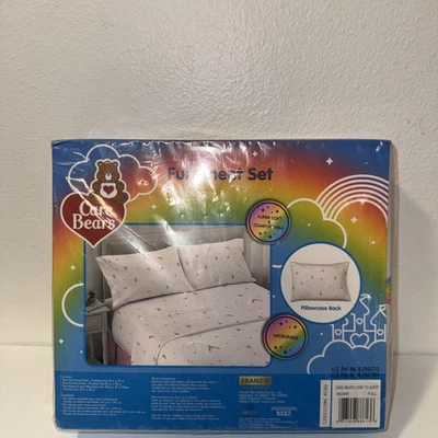 Juego de cama Care Bears TAMAÑO COMPLETO sábanas fundas de almohada rosa nuevo Foto 1 de 4