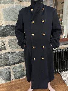 Vintage Greatcoat ? (Customs). Wool. Dry Cleaned. Old but In Good Condition. - Picture 1 of 5