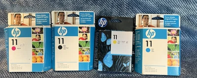 Genuine HP 11 Printhead Set C4811A C4810A C4813A C4812A Dates: Expired - Image 1 of 4