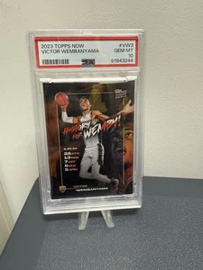 2023-24 Topps Now History for Wemby Victor Wembanyama RC VW3 PSA 10 GEM MINT - Picture 1 of 2