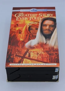 The Greatest Story Ever Told (VHS, 1996, 2-Tape Set)  - Imagen 1 de 3