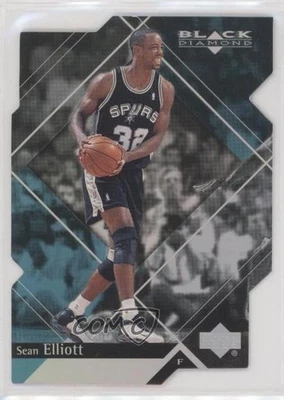 1999-00 Upper Deck Black Diamond Diamond Cut Sean Elliott #75 - Image 1 of 2