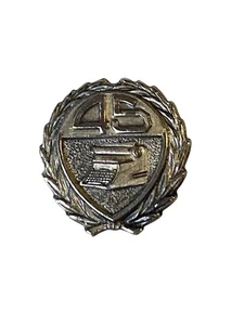 Prendedor de premio de velocidad de escritura tipo vintage 45 palabras por minuto tono plateado empañado - Imagen 1 de 13