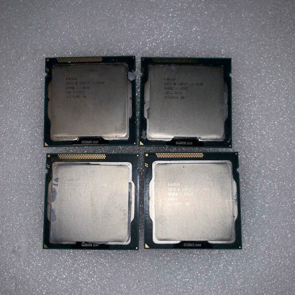 Lot of 4 Intel Core i5-2400/2405S LGA 1155 Desktop CPU Processor - Image 1 of 1