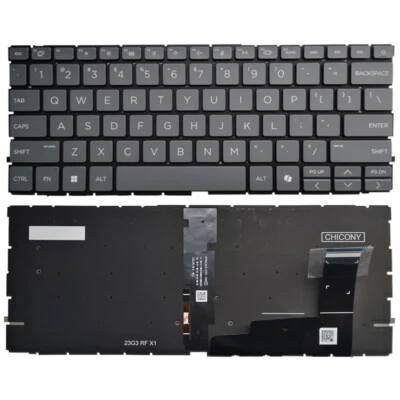 Laptop NEW FOR HP ProBook 445 440 G11 Elitebook 640 G11 US Keyboard Backlit - Image 1 of 4