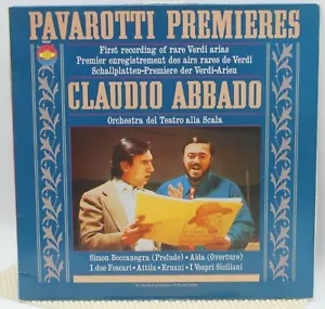 Pavarotti - Pavarotti Premieres Verdi Arias - Claudio Abbado - Columbia Records - Imagen 1 de 5