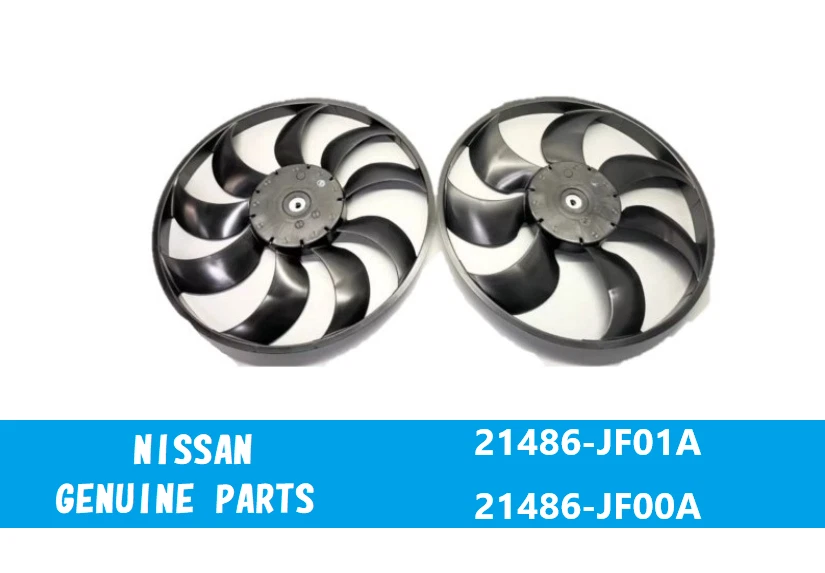 Genuine Nissan R35 GT-R GTR Radiator Cooling Fan Left/Right Set P/N 21486-JF01A Foto 1 de 1