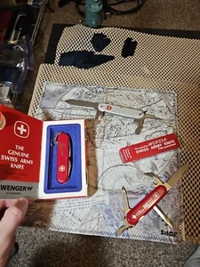 Wenger Swiss Army Knife Laser, 1991 Soldier And Sfo Loctite Corporation Piece - Picture 1 of 24