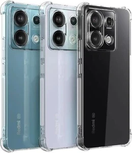 Shock Proof Clear Phone Case Cover For Xiaomi Poco X5 Pro Redmi Note 11 Pro - Picture 1 of 8