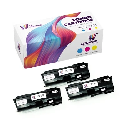 Cartucho de tóner compatible con Kyocera Mita para TK-172 1T02LZ0US0 FS-1320D negro 3PK Foto 1 de 4