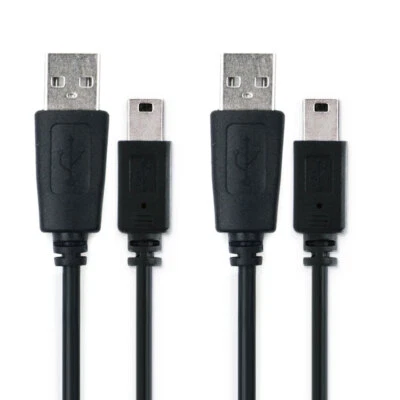 2x USB Kabel für Garmin K-5 GPS Ladekabel 1A schwarz - Bild 1 von 4