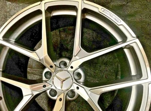 MERCEDES 18 INCH SL63 RIMS WHEELS NEW SET4 18/8.5 18/9.5 sl500 sl550 AMG - Picture 1 of 7